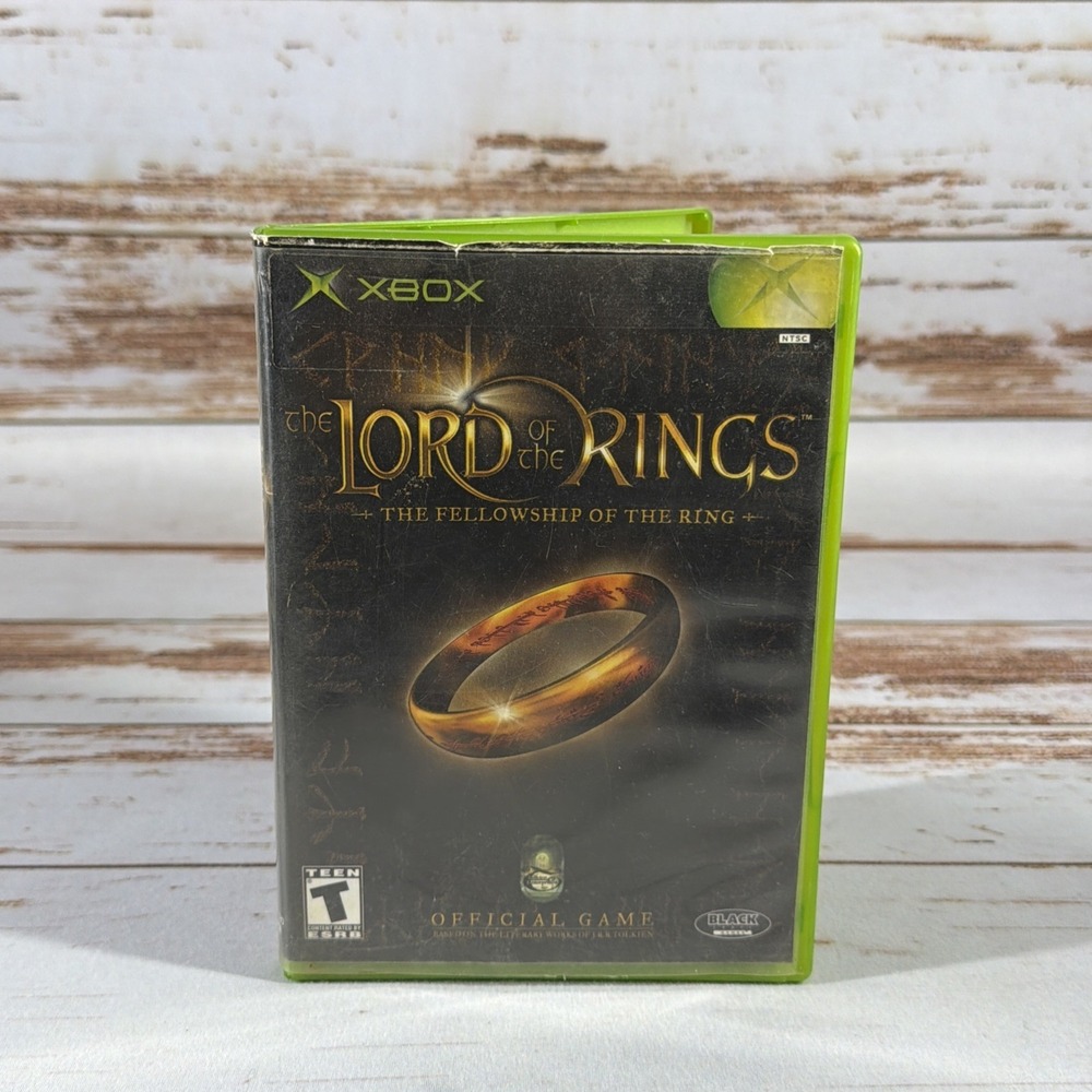 Lord of the Rings The Fellowship of the Ring Xbox CIB with Manual – Used